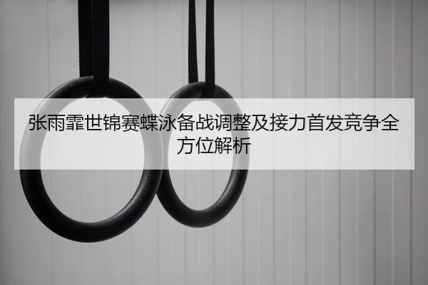 张雨霏世锦赛蝶泳备战调整及接力首发竞争全方位解析